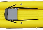 Фотография "ВАТЕРФЛАЙ-1" - надувная одноместная байдарка с надувным дном с самоотливом для сплава по бурной воде, экспедиций, морю, Рафтинга из ткань ПВХ (PVC) ТаймТриал