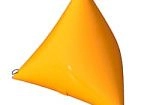 Фотография Надувная тактическая фигура для пейнтбола "Пирамида Большая" из ткань ПВХ (PVC) ТаймТриал