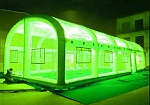 Фотография Прозрачная надувная палатка «Развлекательный шатер» с подсветкой из ткань ПВХ (PVC) ТаймТриал