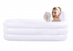 Фотография Прочная надувная мобильная ванна из ПВХ или ТПУ для купания, мытья. Долговечная из ткань ПВХ (PVC) ткань ТПУ (TPU) 210D ТаймТриал