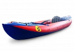 Фотография "ВЕГА-1" - быстроходная надувная байдарка с надувным дном (одноместная) для водных походов, сплавам по рекам, озеру, морю из ткань ПВХ (PVC) ТаймТриал