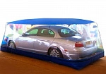 Фотография Надувной гараж для легкового автомобиля «Автокапсула» из пленка ТПУ (TPU) 0,7 мм ТаймТриал
