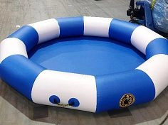 Фотография Надувной многоугольный  с надувным бортом бассейн для детей, взрослых из ткань ПВХ (PVC) ТаймТриал
