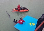 Фотография Надувная плавающая платформа «ТОП ГАН» для активного отдыха на воде из ткань AIRDECK (DROP STITCH) ТаймТриал