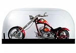 Фотография Надувной гараж для мотоцикла "Мотокапсула" из пленка ТПУ (TPU) 0,7 мм ТаймТриал