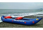 Фотография "ВАТЕРФЛАЙ-2" - надувная двухместная байдарка с надувным дном с самоотливом для сплава по бурной воде, экспедиций, морю, Рафтинга из ткань ПВХ (PVC) ТаймТриал