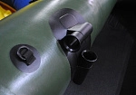 Фотография Двойной держатель спиннинга с трубками. Удочкодержатель из ткань ПВХ (PVC) ТаймТриал