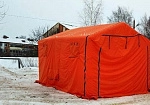 Фотография Надувная палатка-столовая для полевой кухни из ткань ПВХ (PVC) ТаймТриал