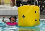 Фотография "ИГРАЛЬНЫЕ КОСТИ" - надувной водный аттракцион для детей, буй из ПВХ (PVC) ТаймТриал