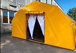 Фотография Надувная пневмокаркасная медицинская палатка ПКП-ТТ 48 из ПВХ (PVC) ТаймТриал