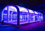 Фотография Прозрачная надувная палатка «Развлекательный шатер» с подсветкой из ПВХ (PVC) ТаймТриал