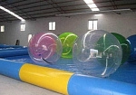 Фотография Большой надувной бассейн с надувным бортом «Макси» для детей, взрослых из ПВХ (PVC) ТаймТриал