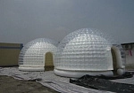 Фотография Надувная прозрачная палатка, шатер "Зорб SHELL" из ТПУ (TPU) 0,7 мм ТаймТриал