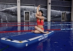 Фотография "ФИТНЕСПЛОТ" - надувной мобильный акваплот для занятий аквафитнесом в бассейне на воде из AIRDECK (DWF, DROP STITCH) ТаймТриал