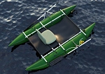 Фотография "АТОЛЛ" - надувной рыболовный катамаран ПВХ для рыбалки из ПВХ (PVC) ТаймТриал
