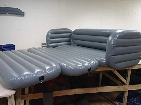 Надувной бескаркасный трансформер диван-кровать из ПВХ