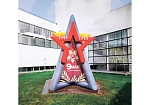 Фотография Надувной постамент "Звезда" - фигура для торжественного оформления из ПВХ (PVC) ТаймТриал