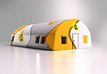 Фотография Пневмокаркасный надувной модуль (палатка) для отдыха после спортивных соревнований из ПВХ (PVC) ТаймТриал