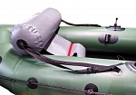 Фотография "КОМФОРТ-ТТ" - надувное универсальное сиденье с спинкой в лодку, байдарку из ПВХ (PVC) ТаймТриал