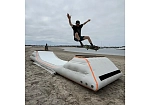 Фотография Надувная мобильная большая рампа для катания на скейтборде из ПВХ (PVC) ТаймТриал