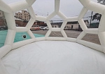 Фотография Надувная палатка, павильон с прозрачными сотами для выставок и мероприятий "ПАНОРАМА" из ПВХ (PVC) ТаймТриал