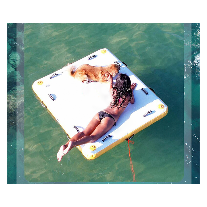 Фотография Надувная мини-платформа для отдыха, купания и развлечений на воде, море из AIRDECK (DWF) ТаймТриал