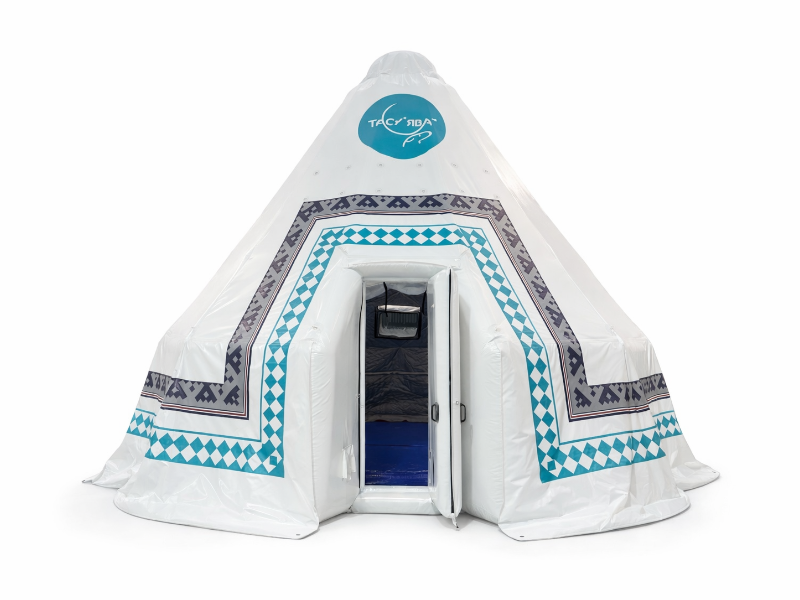 Фотография "НАДУВНОЙ ЧУМ" — надувное мобильное пневмокаркасное изделие из ткань ПВХ (PVC) ткань ТПУ (TPU) 210D ткань ТПУ (TPU) 420D ТаймТриал