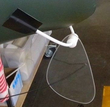 Фотография Курсовой стабилизатор на надувную байдарку, пакрафт. Съемный и регулируемый из ПЛАСТИК ТаймТриал