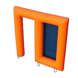 Надувное укрытие для пейнтбола, лазертага тактическая фигура 