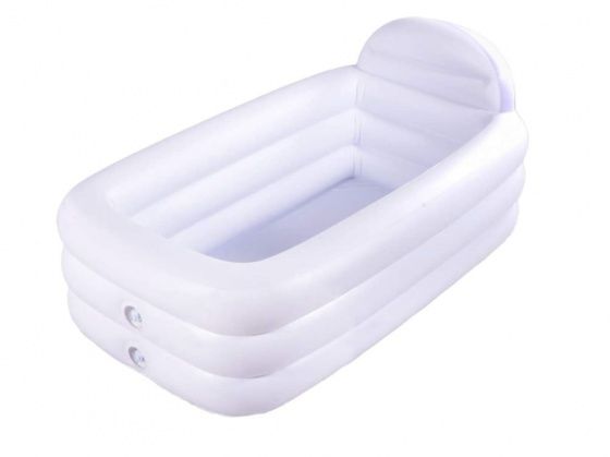 Фотография Прочная надувная мобильная ванна из ПВХ или ТПУ для купания, мытья. Долговечная из ПВХ ТПУ 210D ТаймТриал