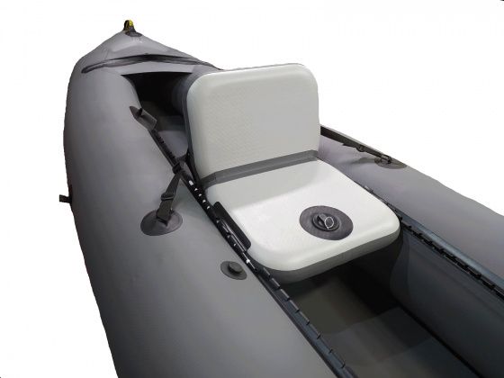Фотография "ФИШТРОН EVO" - надувное сиденье с спинкой из AIRDECK в лодку, байдарку, каяк из AIRDECK (DWF) ТаймТриал