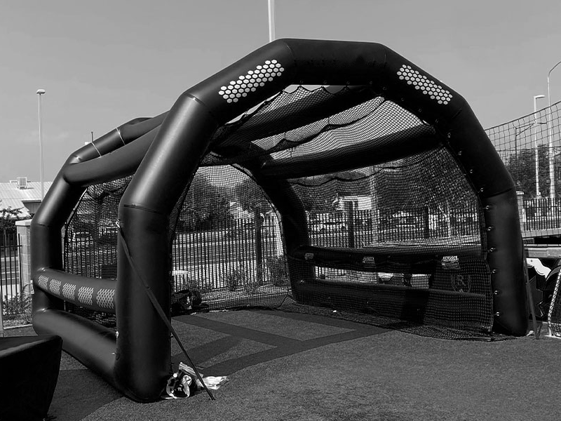 Фотография "УЛАВЛИВАТЕЛЬ" - надувная защитная мобильная клетка для отработки ударов для бейсбола, софтбола из ткань ПВХ ТаймТриал