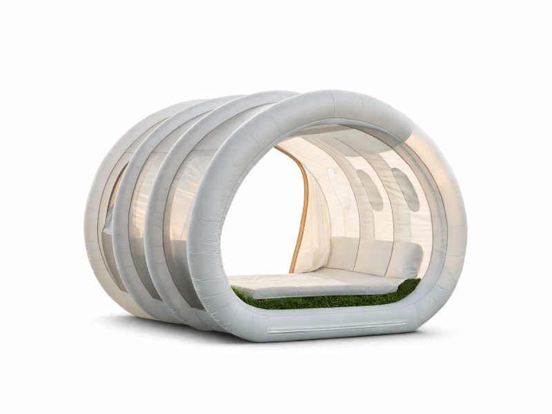 Фотография Надувная мобильная беседка-капсула для отдыха на природе и глэмпинга из ткань ПВХ ткань ТПУ 210Д ТаймТриал