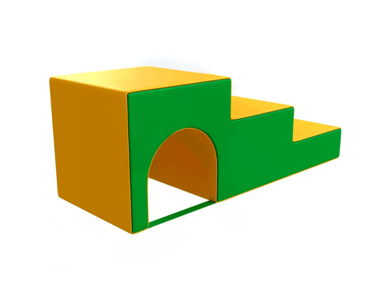 Фотография "АРКА ЛЕСТНИЦА" - Мягкий модуль для гимнастики для использования в спортивном зале детского сада, школы или спортивного клуба для детей и подростков из ткань ПВХ (PVC) ТаймТриал