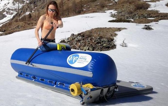 Фотография "R1 Pro" - тренажер одноместный для имитации гребли на рафте, для рафтинга из ткань ПВХ ТаймТриал