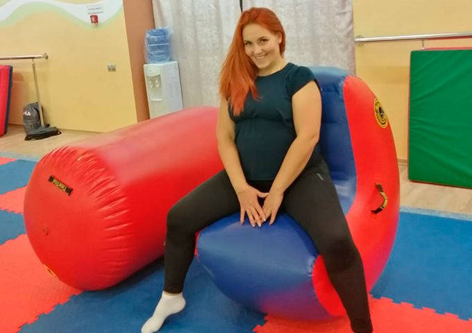Надувной гимнастический фляк-тренер «Сальтуй» из ПВХ ТаймТриал