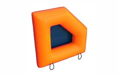 Надувное укрытие для пейнтбола, лазертага тактическая фигура 