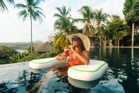 Фотография Надувное плавающее кресло-сиденье для открытой воды из AIRDECK (DWF) ТаймТриал