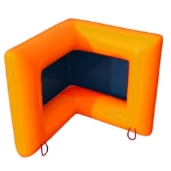 Надувное укрытие для пейнтбола, лазертага тактическая фигура 