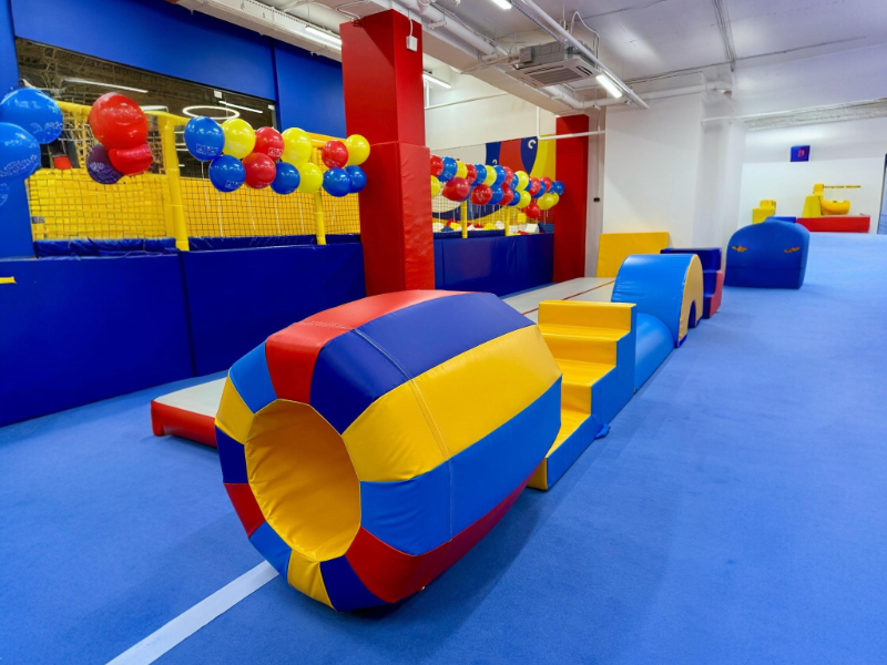 Фотография "ТУННЕЛЬ" - Мягкий модуль для гимнастики для использования в спортивном зале детского сада, школы или спортивного клуба для детей и подростков из ткань ПВХ (PVC) ТаймТриал