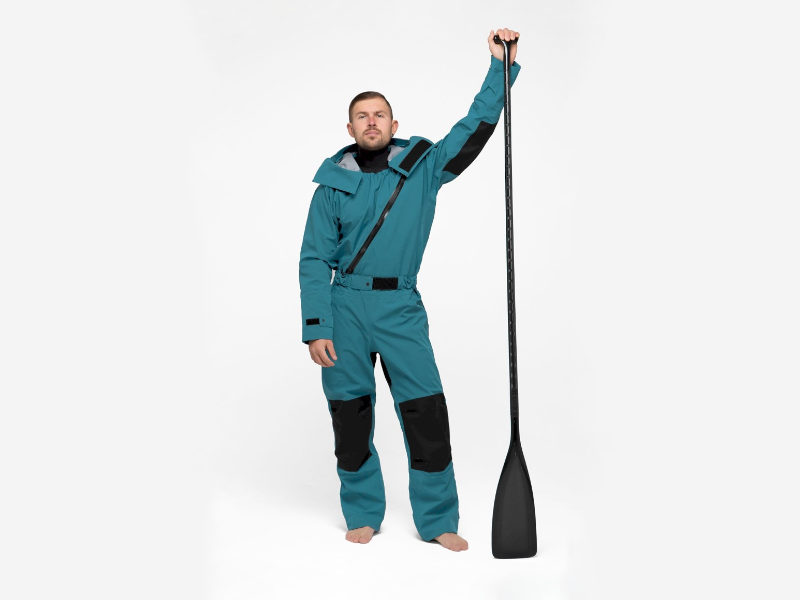 Фотография Сухой гидрокостюм ТаймТриал для сплава, рафтинга, пакрафтинга, сапов, байдарок, водных походов, сапборда из  ТаймТриал