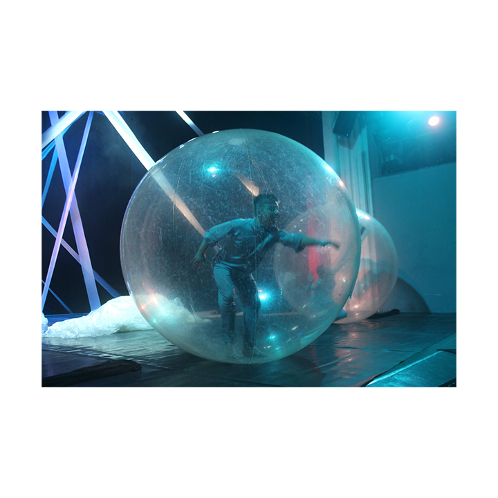 Фотография Прозрачный шар для танцев из прочной ТПУ пленки 0.7 мм из ТПУ 0,7 мм ТаймТриал