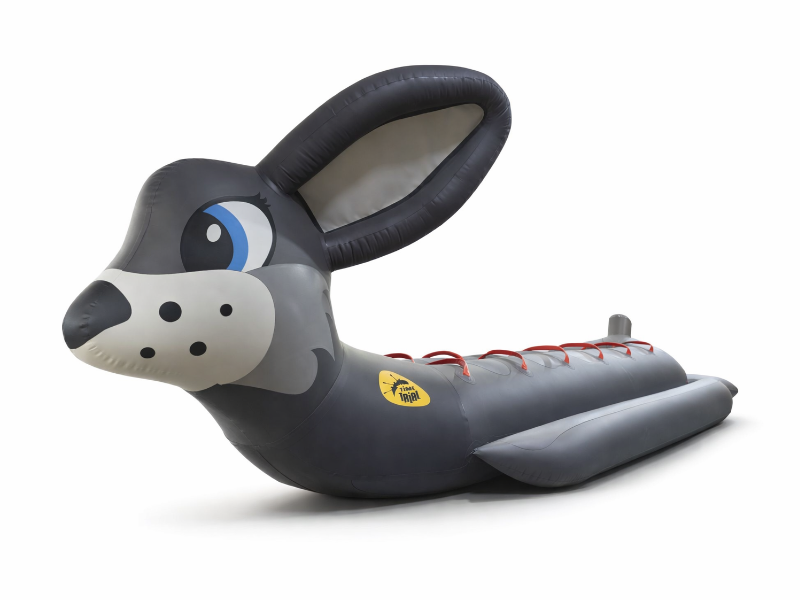 Фотография "КРОЛИК-ДАБЛ" - надувные буксируемые зимние, водные сани дубль-банан для катания за снегоходом, квадроциклом, катером из ткань ПВХ (PVC) ТаймТриал