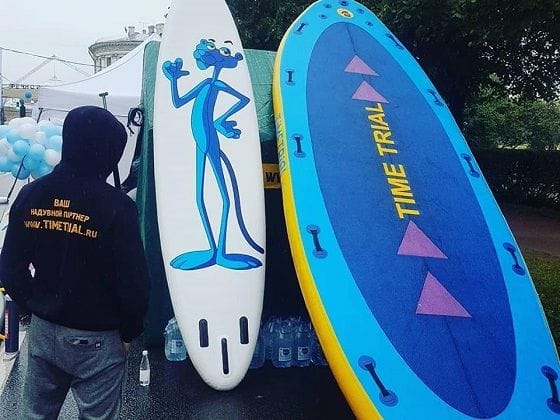 Яркое и масштабное мероприятие «Фонтанка-SUP» вместе с TimeTrial!