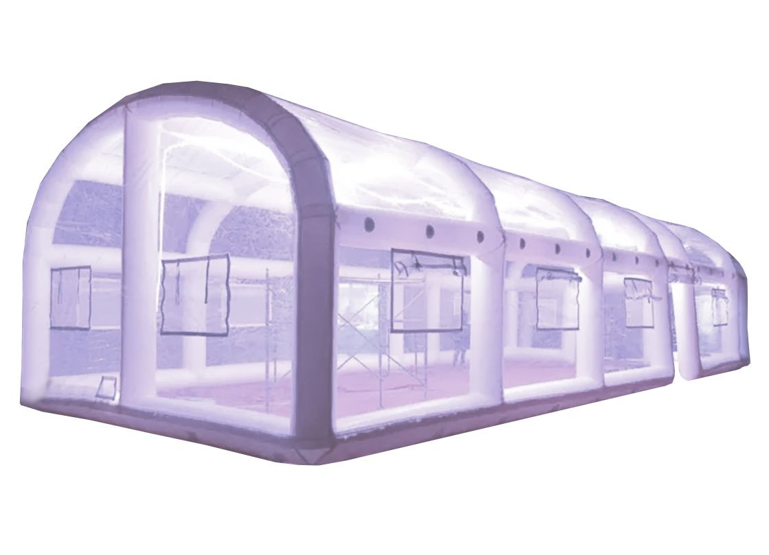Фотография Прозрачная надувная палатка «Развлекательный шатер» с подсветкой из ПВХ ТаймТриал
