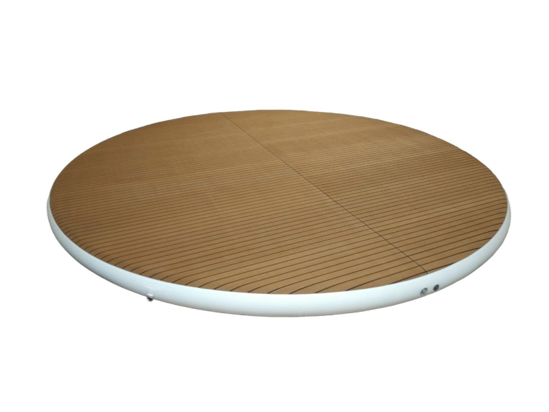 Фотография Круглая надувная платформа диаметр 3м AirDeck (воздушная палуба) для отдыха на воде из ткань AirDeck ПВХ (воздушная палуба) ТаймТриал