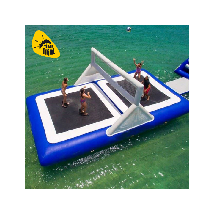 Фотография Надувная водная батутная волейбольная площадка из ПВХ ТаймТриал
