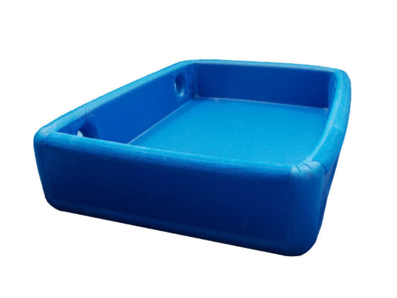 Фотография Надувная гимнастическая яма с надувным дном для зоны приземления в акробатике, гимнастике из ткань ПВХ ТаймТриал