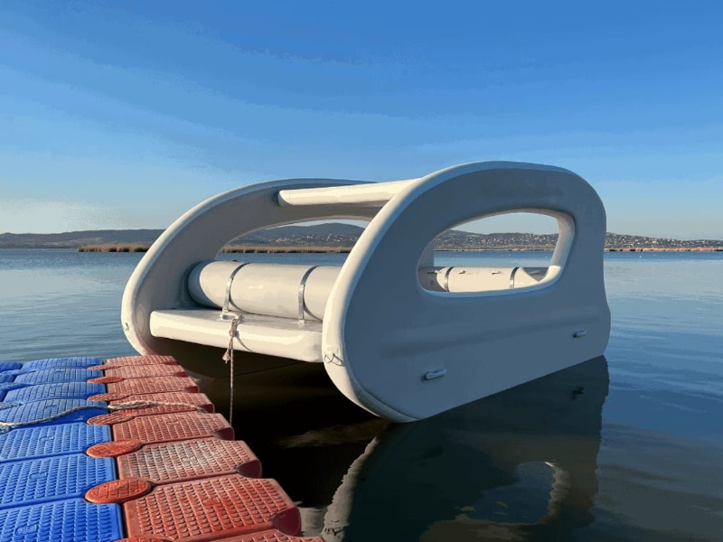Фотография "ВОЛНА" - прогулочный многокорпусный надувной катер из AirDeck (воздушная палуба) из ткань AirDeck ПВХ (воздушная палуба) ткань AirDeck ТПУ (воздушная палуба) ТаймТриал