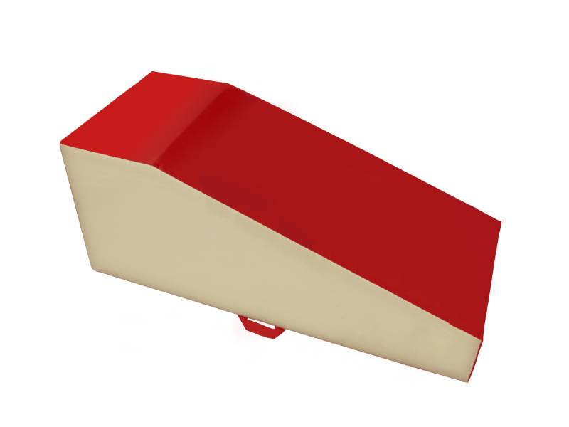 Фотография "ПРЯМОУГОЛЬНИК УСЕЧЕННЫЙ" - Мягкий модуль для гимнастики для использования в спортивном зале детского сада, школы или спортивного клуба для детей и подростков из ткань ПВХ (PVC) ТаймТриал